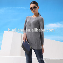 Inner Mongolia cashmere women's crewneck sweater